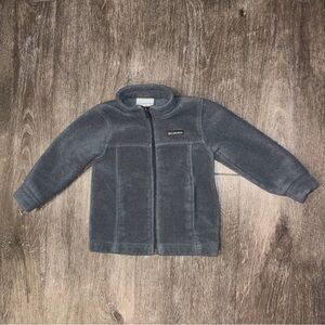 Columbia Kids Charcoal Fleece Jacket
